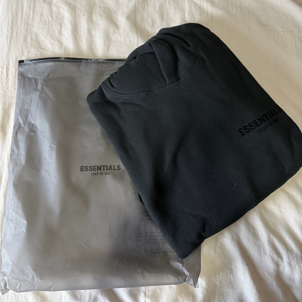 Fear of God Essentials Jet Black Pullover